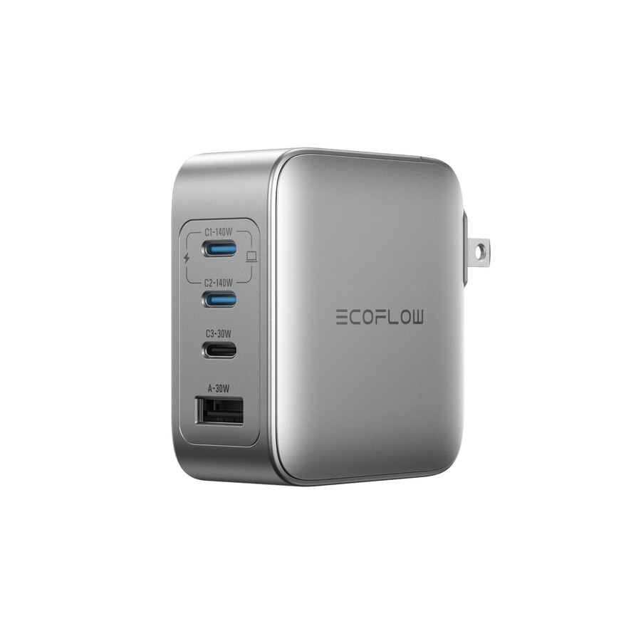 caricabatterie ecoflow rapid pro 140 w 4 porte gan