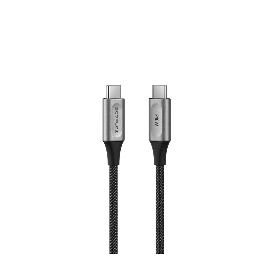 cavo ecoflow rapid pro da usb-c a usb-c 240 w nylon
