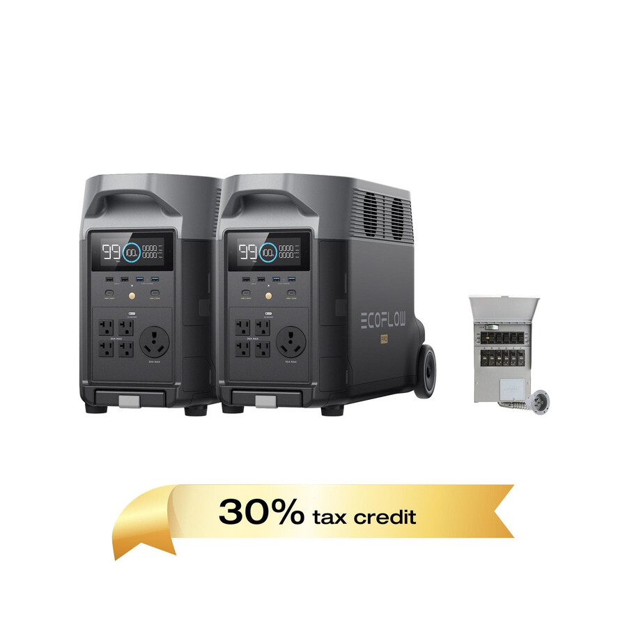 ecoflow delta pro*2 hub a doppia tensione interruttore di trasferimento