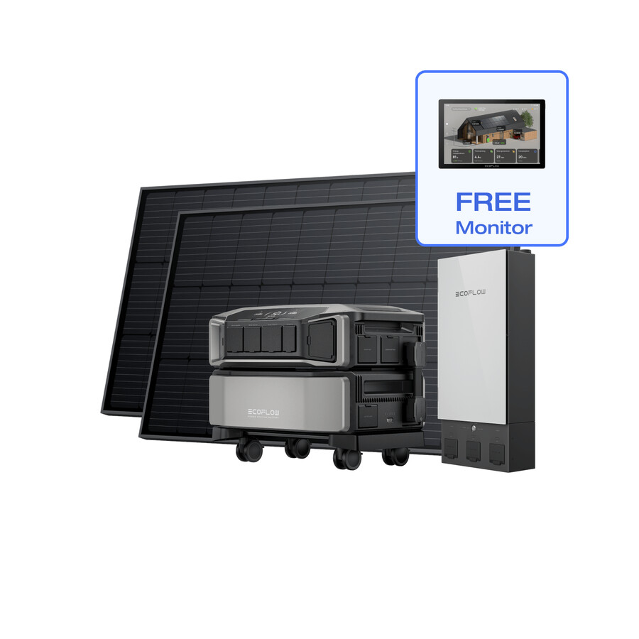 ecoflow delta pro ultra 2 pannelli solari rigidi da 400 w pannello smart home 2 monitor gratuito esclusiva web