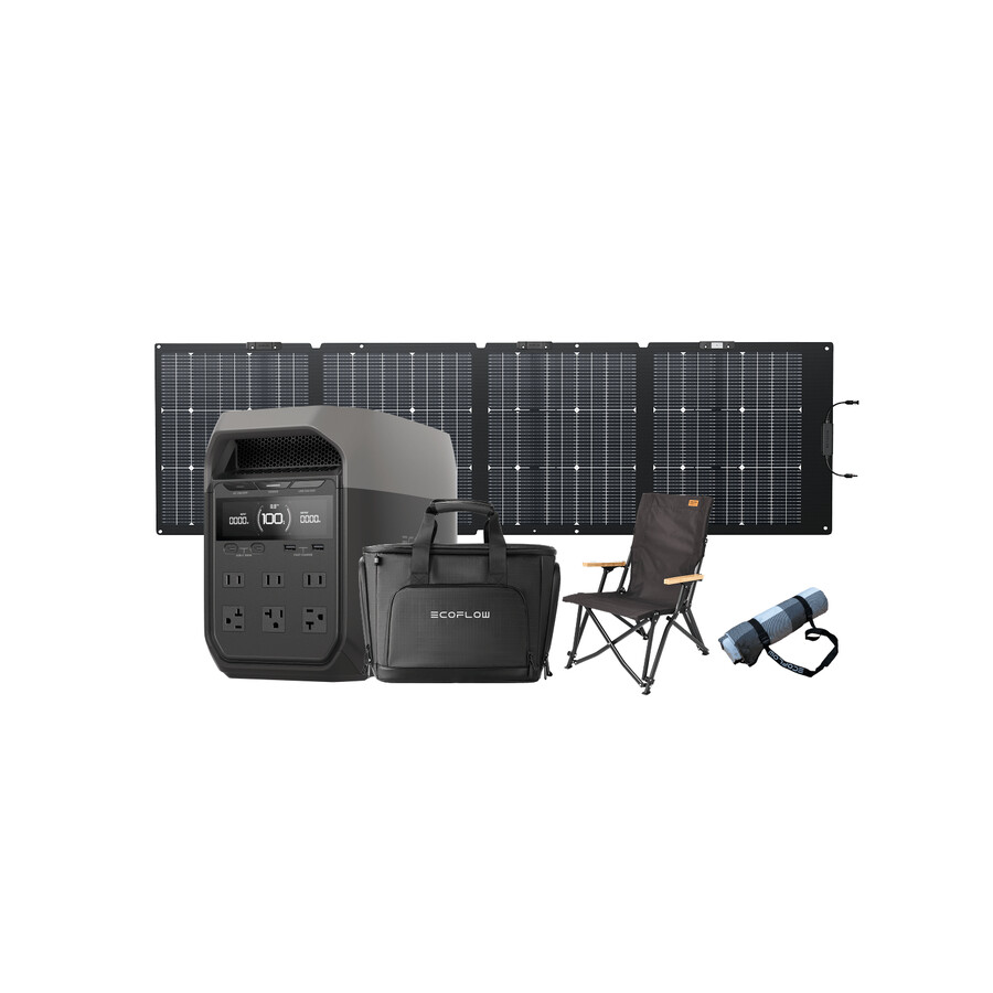 ecoflow delta 3 pannello solare da 220 w borsa delta 3 sedia da campeggio coperta da picnic