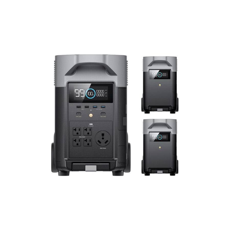 ecoflow delta pro batteria extra intelligente caricabatterie alternatore da 800 w