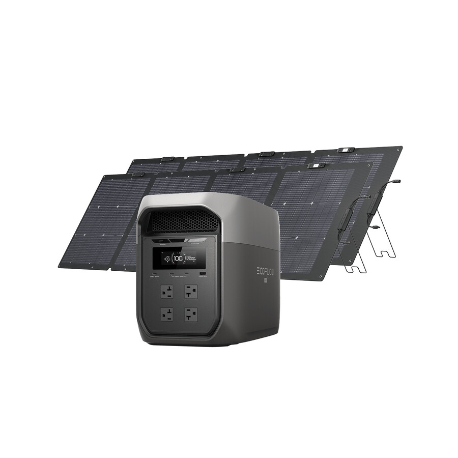 pannello solare ecoflow delta 3 max plus 2048 wh 500 w