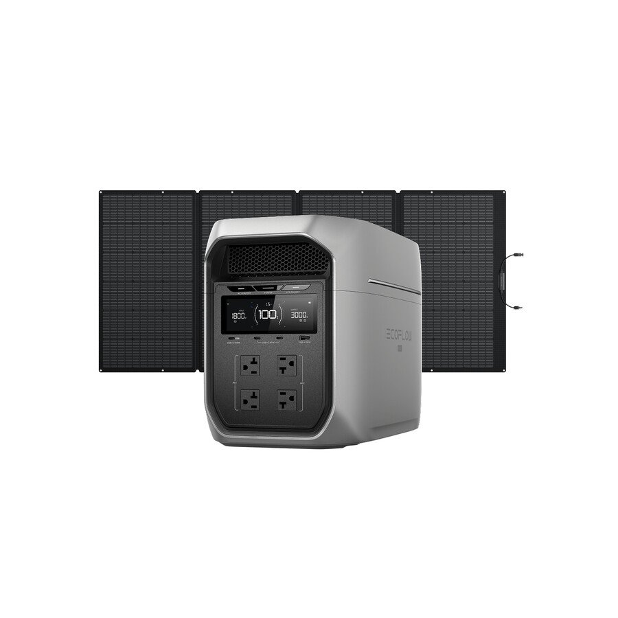 pannello solare ecoflow delta 3 max plus 2048 wh 500 w