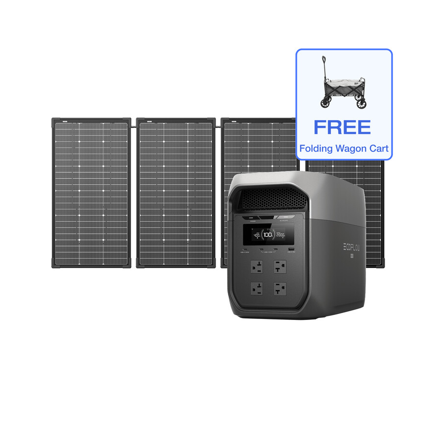 pannello solare ecoflow delta 3 max plus 2048 wh 500 w