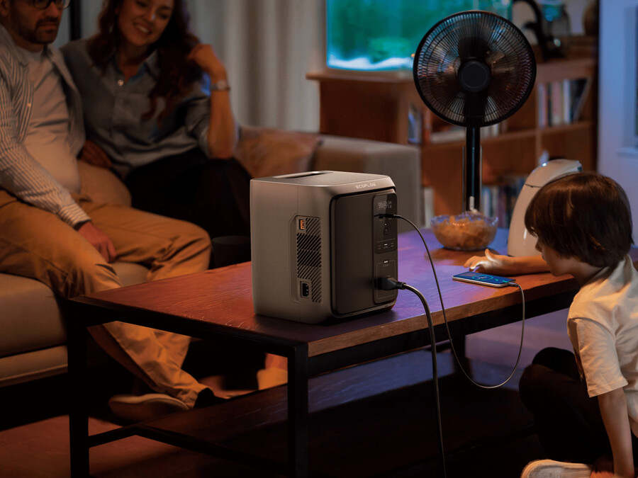 stazione di alimentazione portatile ecoflow delta 3 1000 air ups da 10 ms
