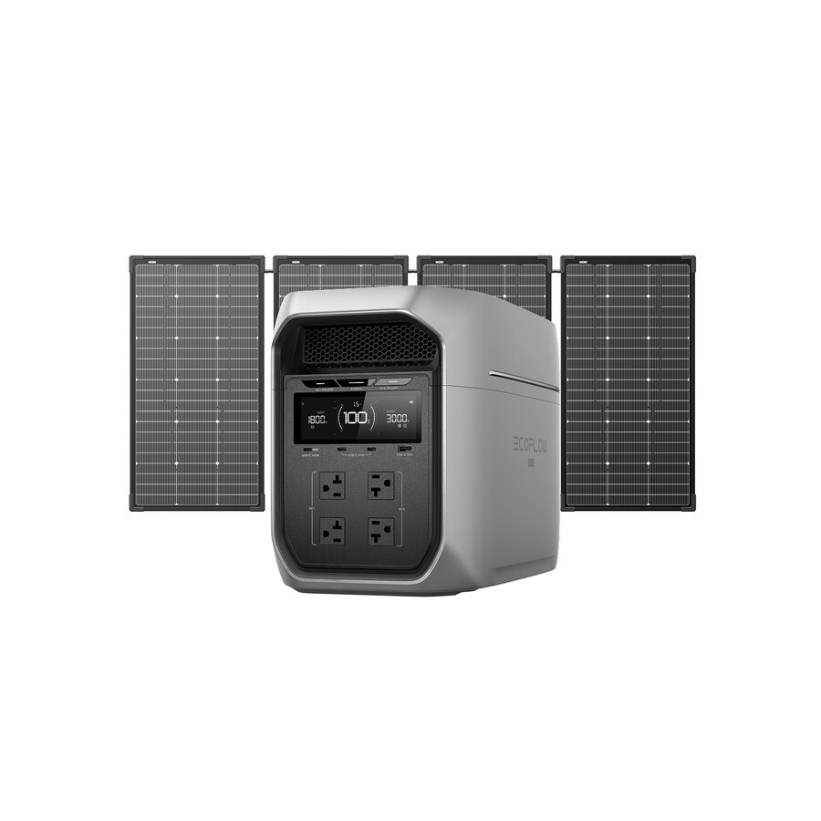 stazione di alimentazione portatile ecoflow delta 3 max series 2048 wh