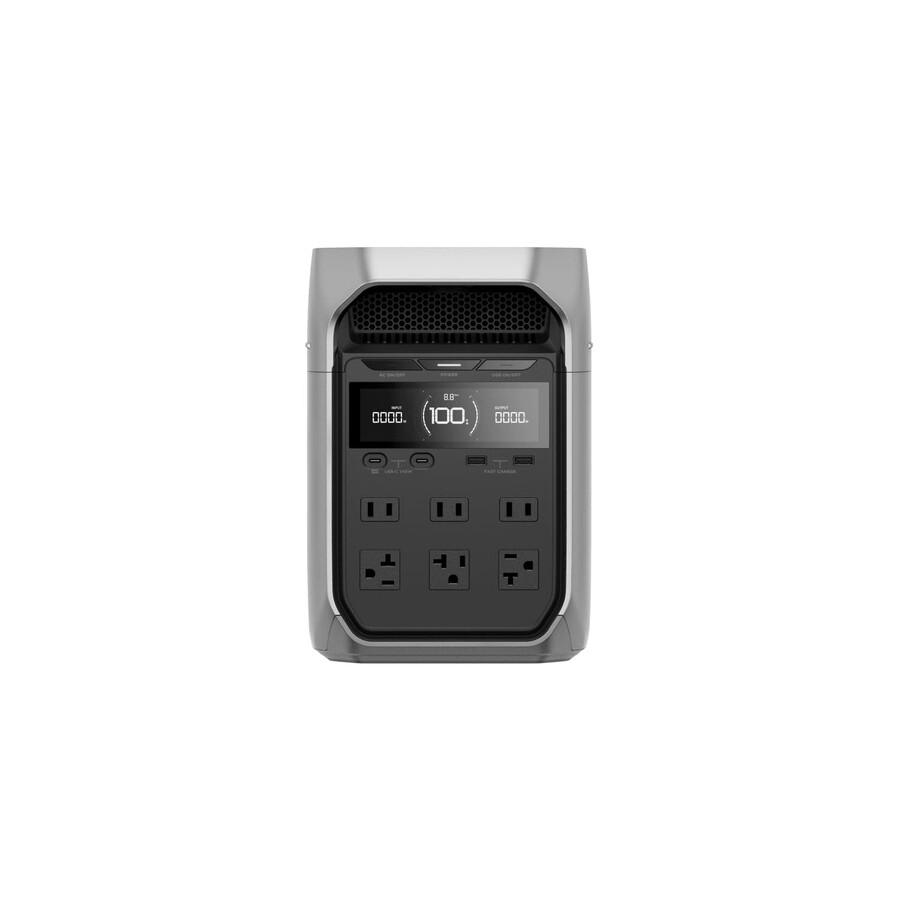 stazione di alimentazione portatile ecoflow 2 × delta 3 plus