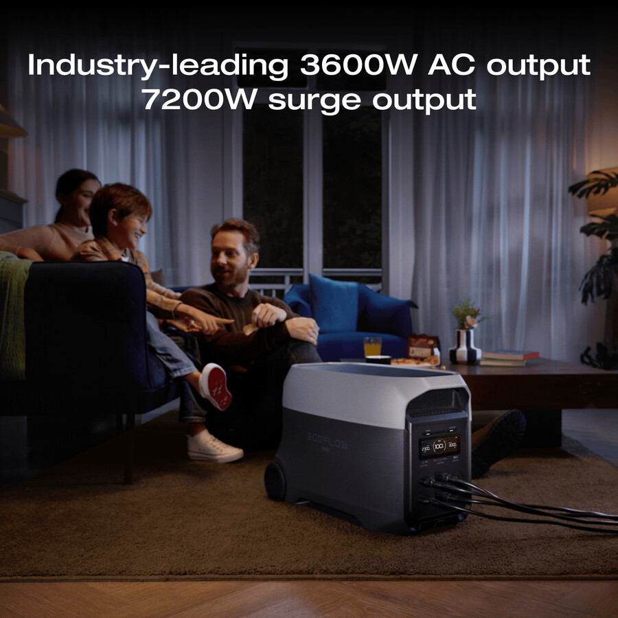 stazione di alimentazione portatile ecoflow delta 3 ultra series 3072 wh