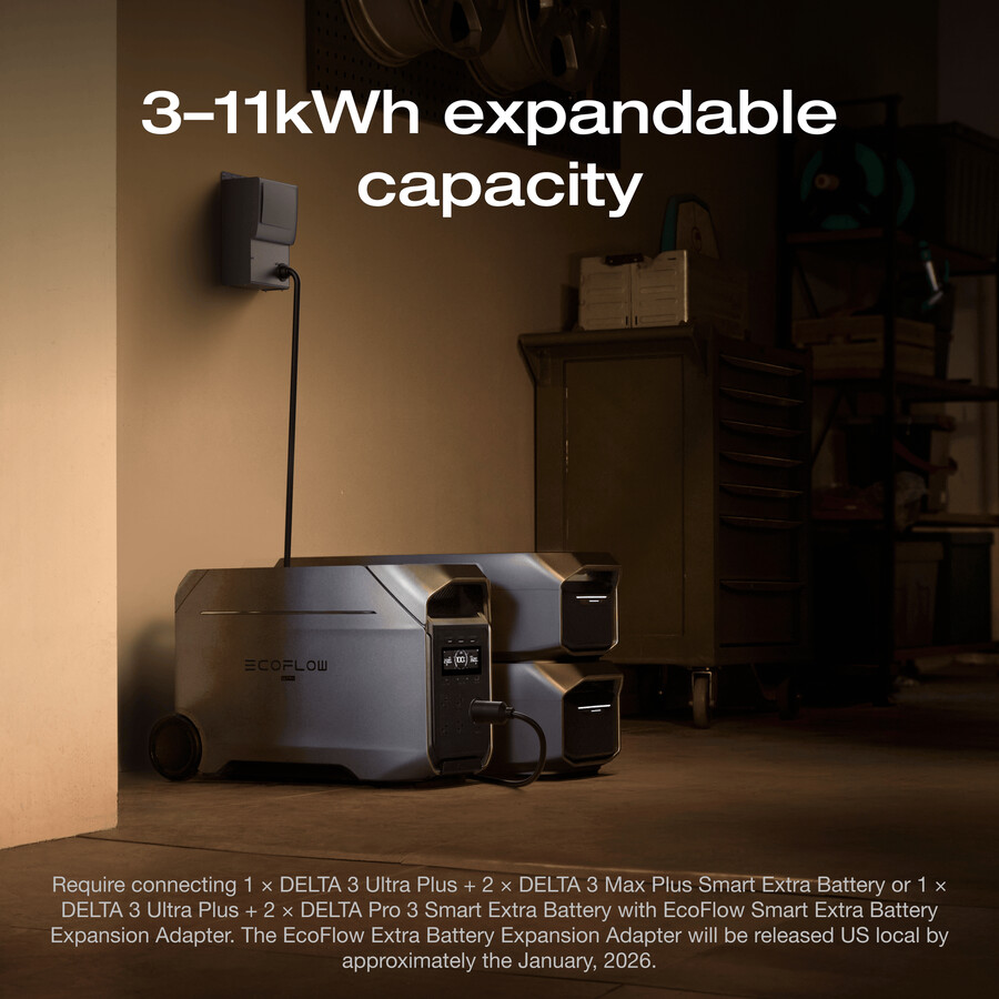 stazione di alimentazione portatile ecoflow delta 3 ultra series 3072 wh
