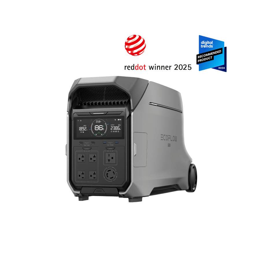stazione di alimentazione portatile ecoflow delta pro 3 certificata ul9540