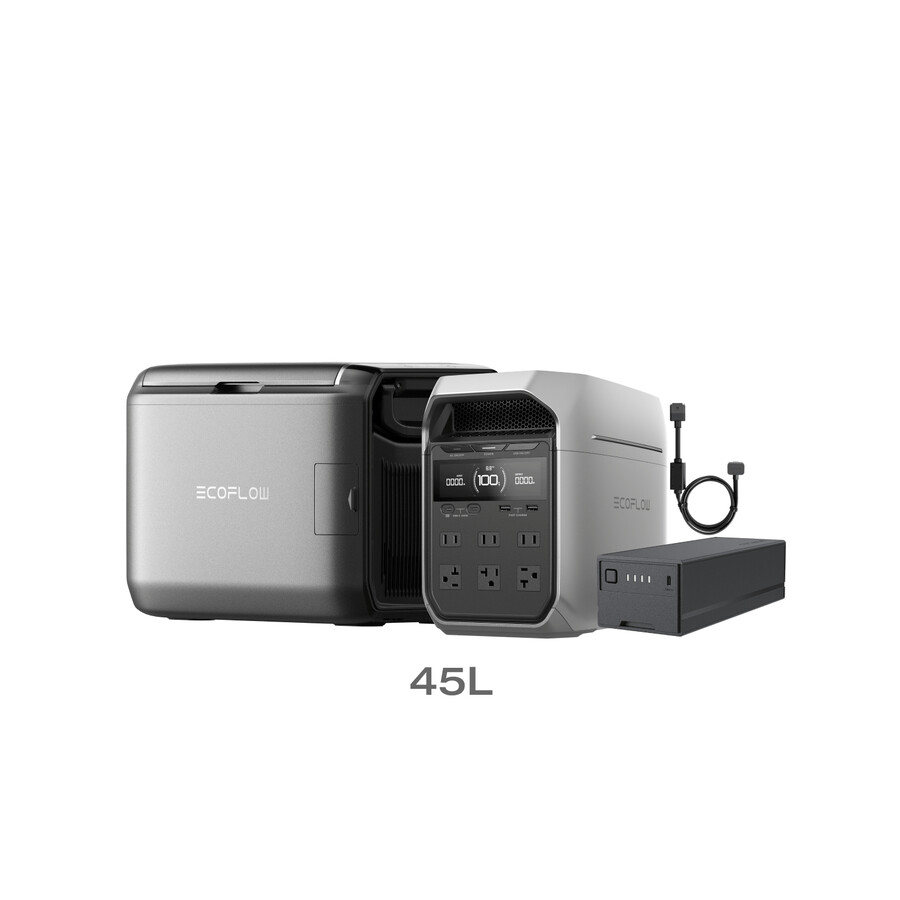 frigorifero-congelatore portatile ecoflow glacier 45l batteria plug-in glacier