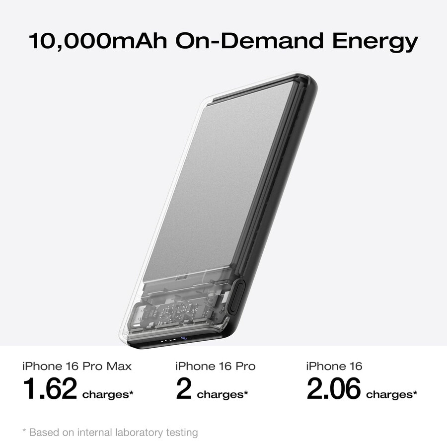 ecoflow rapid mag power bank 10.000 mah 75 w ricarica magnetica