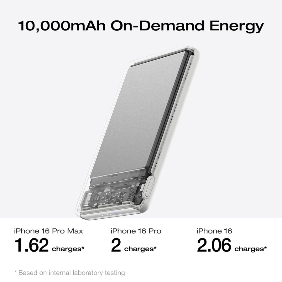 ecoflow rapid mag power bank 10.000 mah 75 w ricarica magnetica