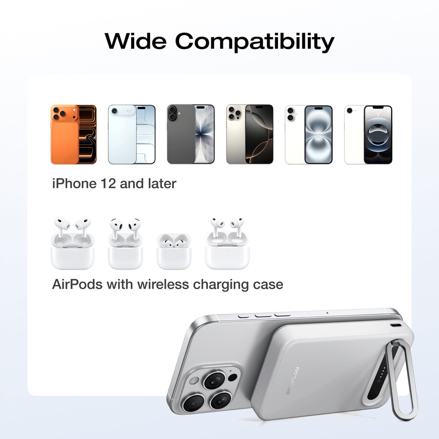power bank magnetico ecoflow rapid mag qi2 10.000 mah 15 w