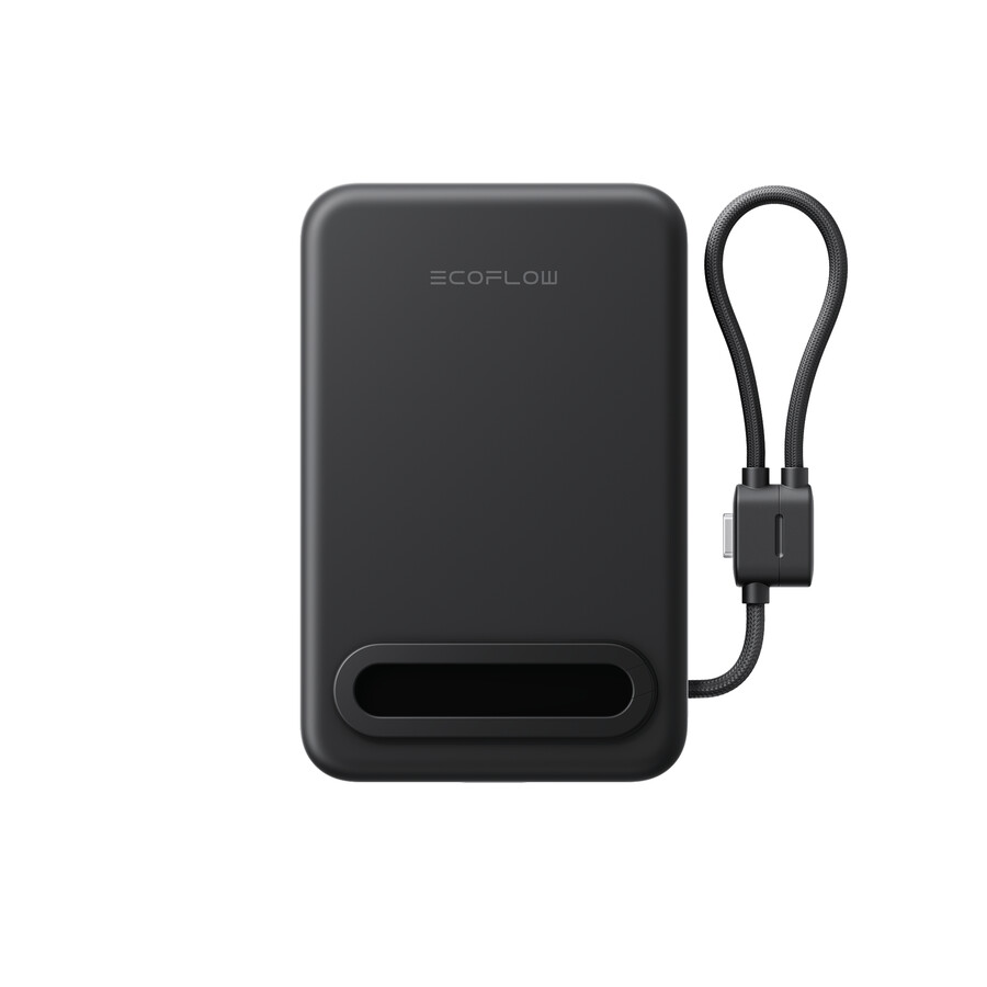 power bank magnetico ecoflow rapid mag qi2.2 10.000 mah 25 w cavo usb-c integrato