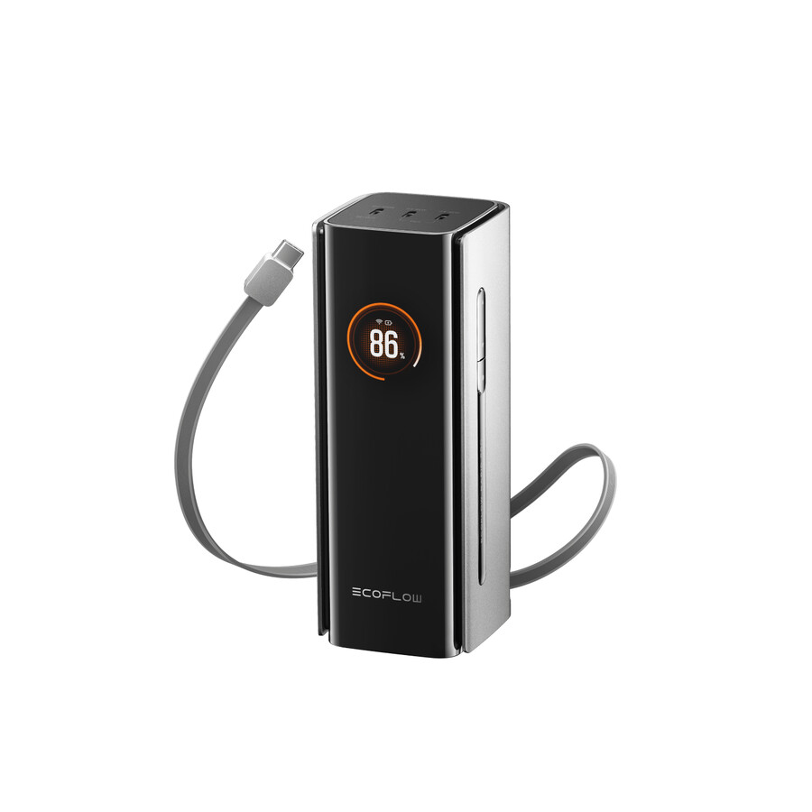 ecoflow rapid pro power bank 20.000 mah 230 w cavo integrato da 100 w