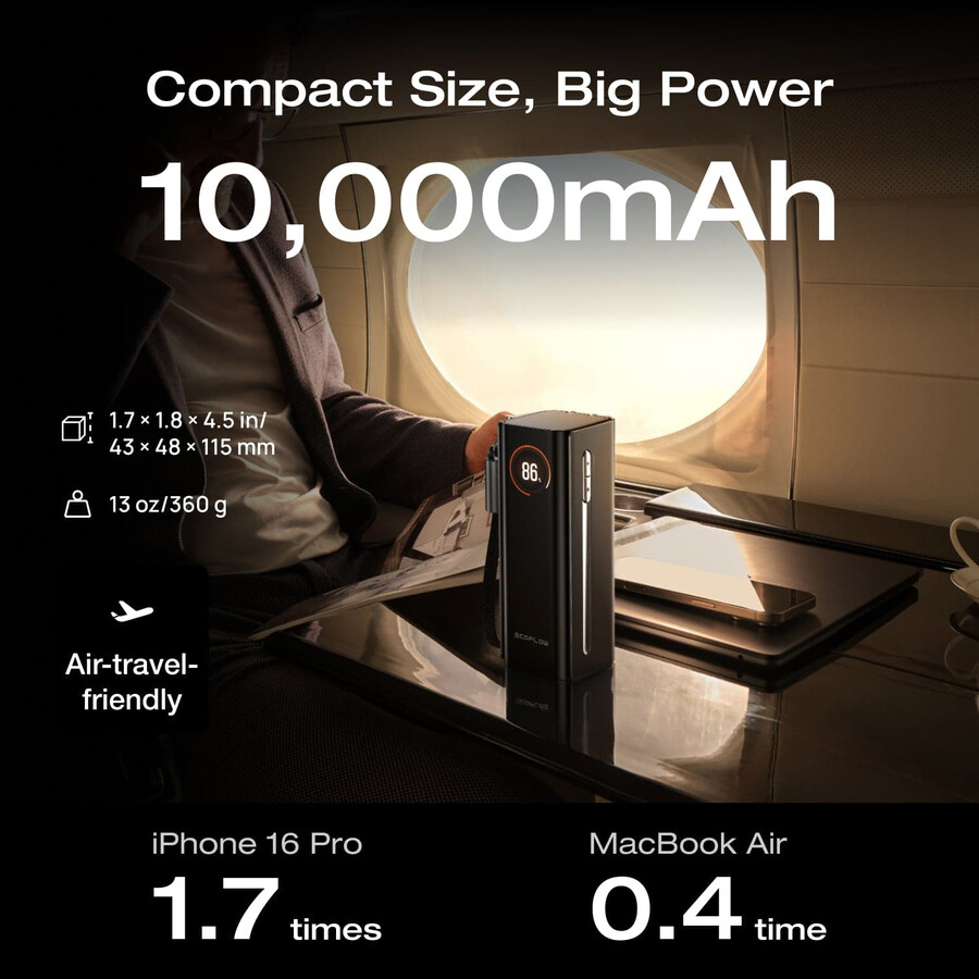 power bank 3 in 1 ecoflow rapid pro 10.000 mah 67 w