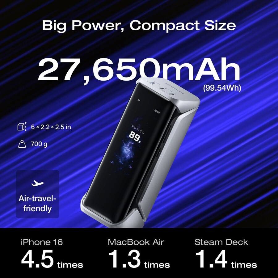 power bank ecoflow rapid pro x 27.650 mah 300 w