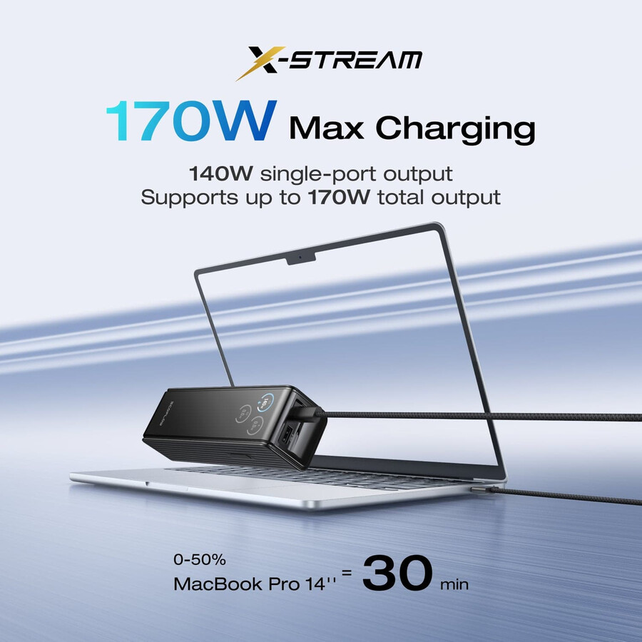 power bank ecoflow rapid 25.000 mah 170 w