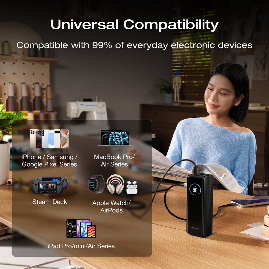 power bank ecoflow rapid 25.000 mah 170 w